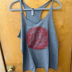 All Time Low Gray Graphic Tank Top